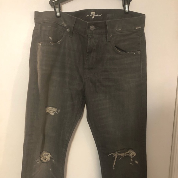 Men’s, size 30, 7 for all mankind, Paxtyn jeans. - Picture 3 of 6